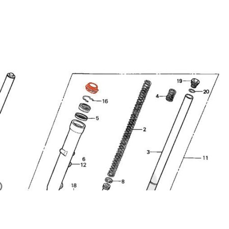 Fourche - Cache Poussiere - (x1) - ø31x43 mm