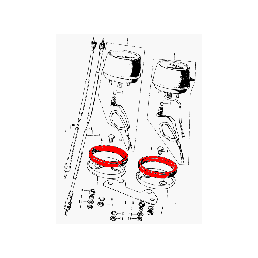 Service Moto Pieces|Embrayage - Disque Garni - EBC - DR600/750/800 - VS600/750/800|Disque - Garni - Lisse |19,90 €