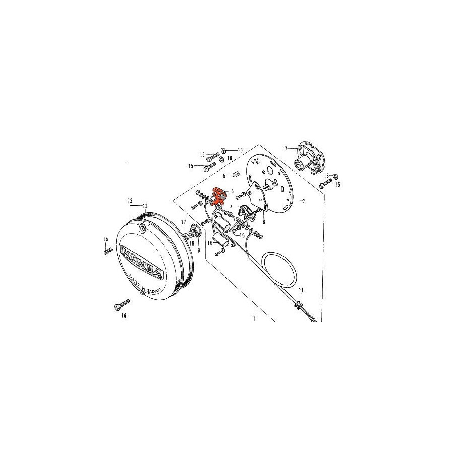 Service Moto Pieces|Allumage - Vis platinée - Gauche - CB Four - 30203-300-005|Vis platinee|14,90 €