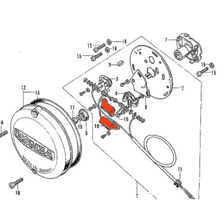 Service Moto Pieces|Allumage - Condensateur - (x1) - 30250-300-005 - CB500 - CB550 - CB750 .. |Condensateur|13,90 €