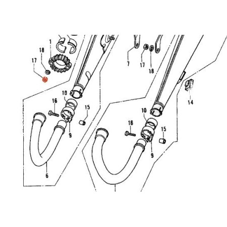 Service Moto Pieces|Ecrou - M8 - echappement / pontet .....|Acier Zingué|1,50 €