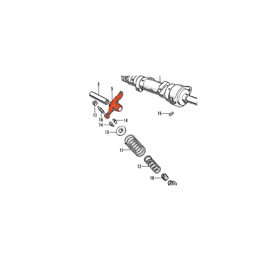 Service Moto Pieces|Guidon - Support de levier embrayage - (cocote)|Maitre cylindre - recepteur|62,30 €