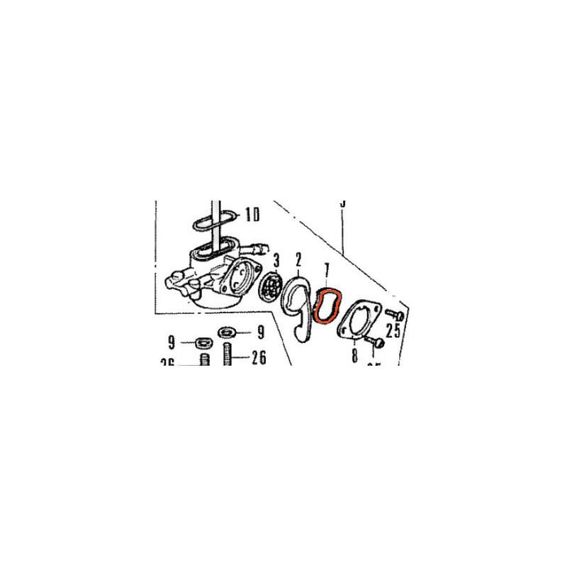 Service Moto Pieces|Robinet Essence - Rondelle elastique  |Reservoir - robinet|10,20 €