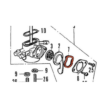 Service Moto Pieces|Robinet Essence - Rondelle elastique  |Reservoir - robinet|10,20 €