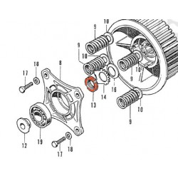 Service Moto Pieces|Embrayage - Ressort - (x1) - Honda|Mecanisne - ressort - roulement|6,80 €