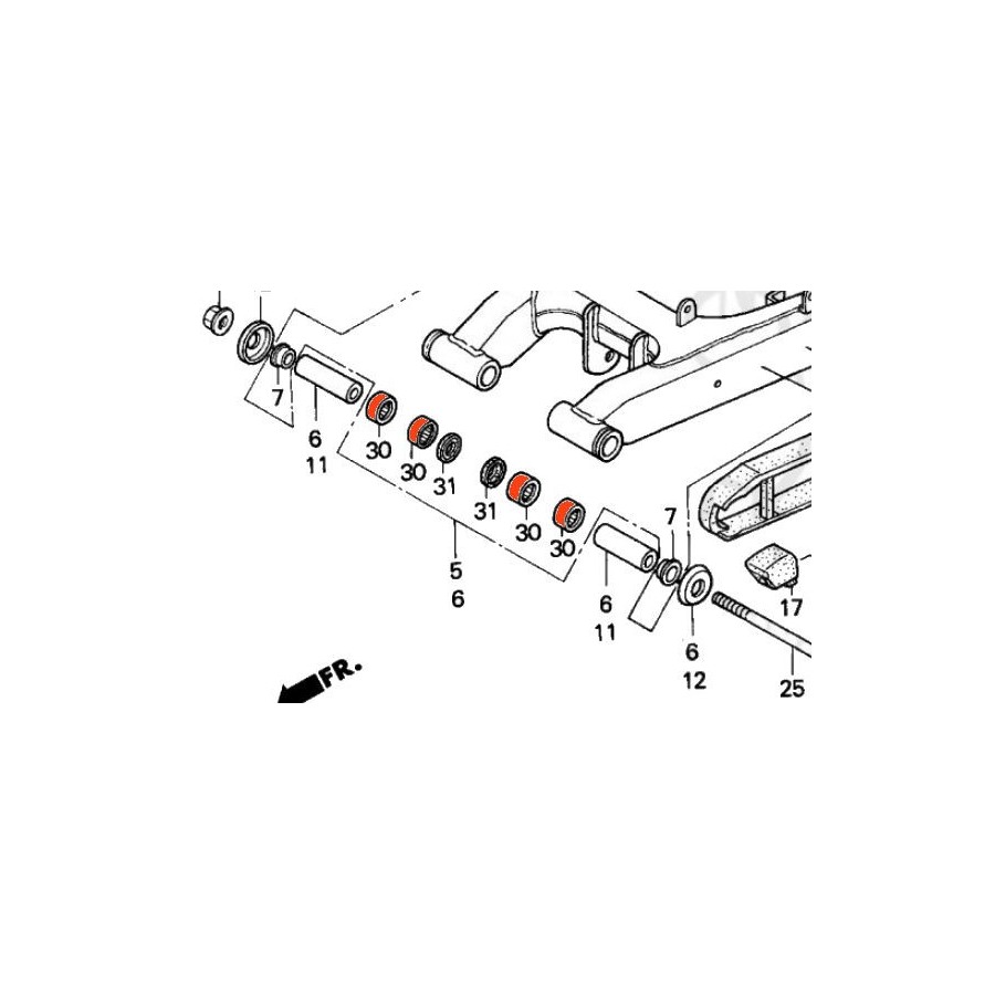 Service Moto Pieces|Bras oscillant - chapeau ecrou blocage - |bras oscillant - bequille|0,13 €