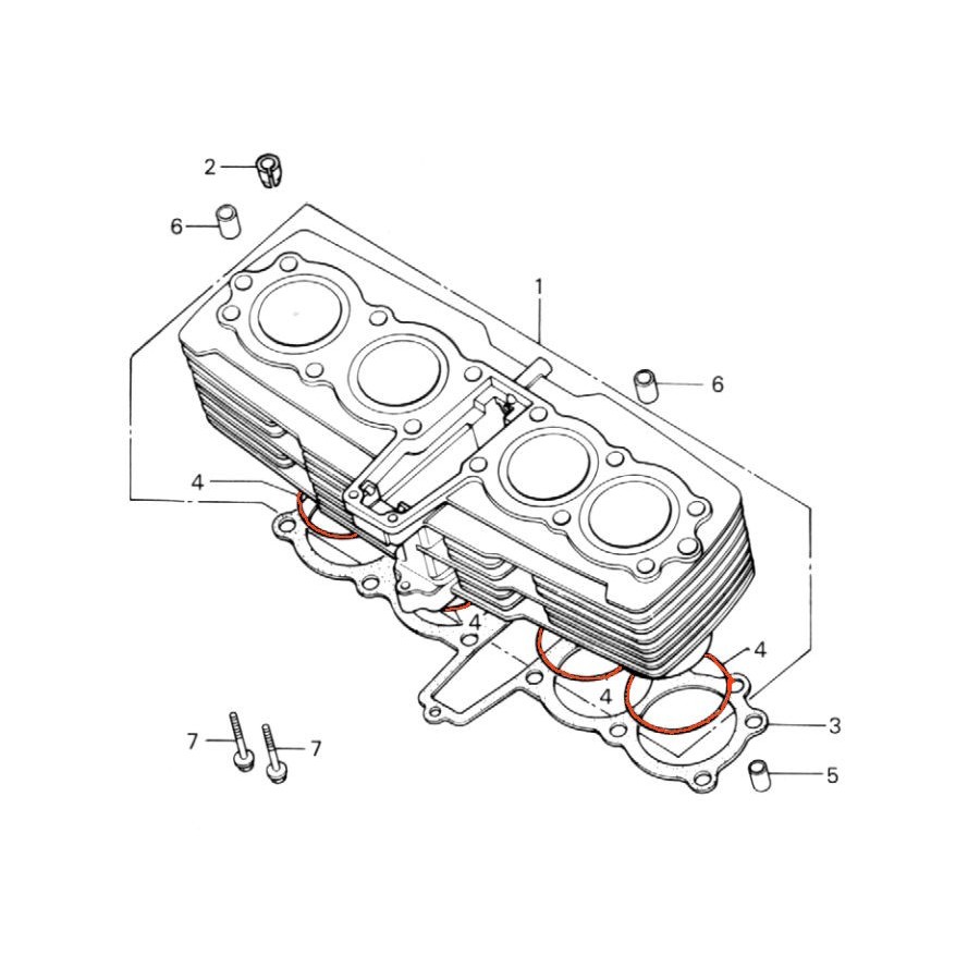 Service Moto Pieces|Moteur - Joint torique de Pompe a huile - ø 45.00 x2.50 mm|Joint Torique|5,62 €