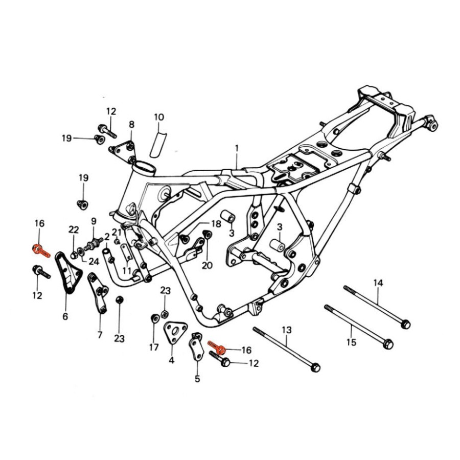 Service Moto Pieces|Garde Boue - Avant - (x1) - Rondelle de centrage|Garde boue|5,90 €