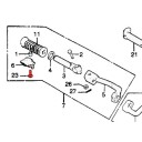 Cale pied - vis de fixation - M6 x16 - Droite/Gauche - origine
