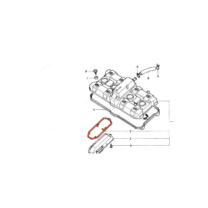 Service Moto Pieces|Couvercle de culasse - joint - CBR1000F|Couvercle culasse - cache culbuteur|9,90 €
