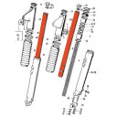 Fourche - Tube - (x2) - ø 35 - lg 583mm - CB750 K0-K1 