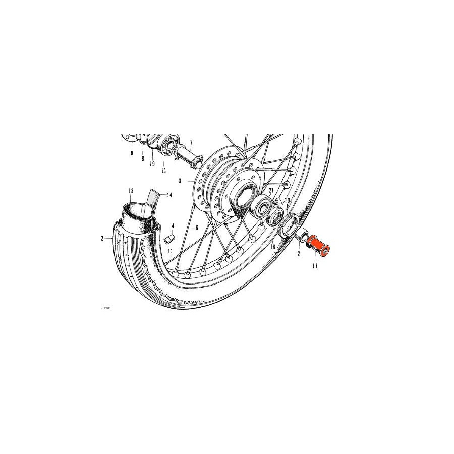 Service Moto Pieces|Transmission - Couronne - JTR822 - 43 Dents -|Chaine 520|34,98 €