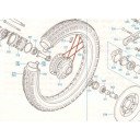 Roue Avant - jeu de rayonnage - (x36) - CB350-CB360-CB400....