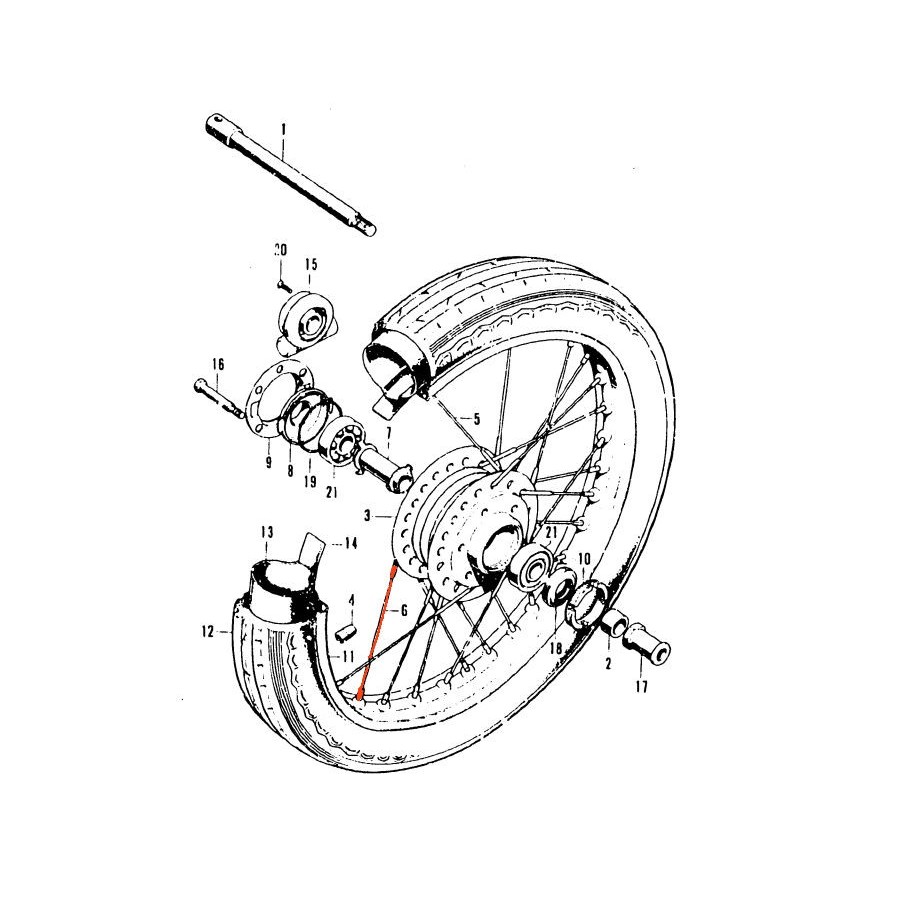 Service Moto Pieces|Carter sup. - Pastille - Joint - Caoutchoux d'étanchéïté-  (x6) -  CB500 - 550 - 750 Four -|Moteur|6,86 €