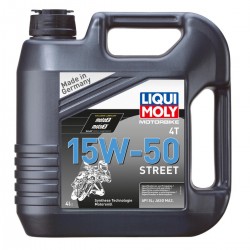 Huile moteur - Synthese - LIQUI MOLY - Street - 10W50 - 4Litres
