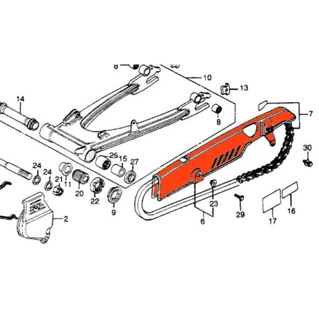 Transmission -  Protection - carter de chaine