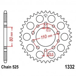 Service Moto Pieces|Transmission - Chaine DID VX3 - 520-110 maillons - NOIR/OR|Chaine 520|108,00 €
