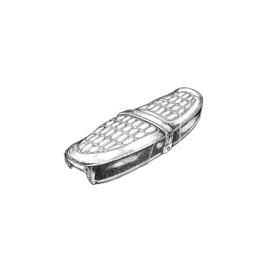 Service Moto Pieces|Boucle  - Passant  - Sangle de selle - CB350F / CB400F|Selle|22,00 €