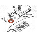 Reservoir - Essence - Joint de  bouchon - 17682-383-671