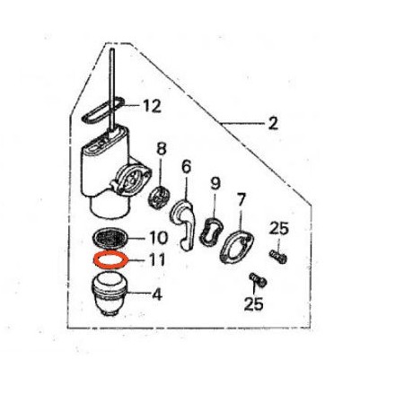 Service Moto Pieces|Robinet essence - Joint - 18.40x2.45 mm|Reservoir - robinet|7,80 €