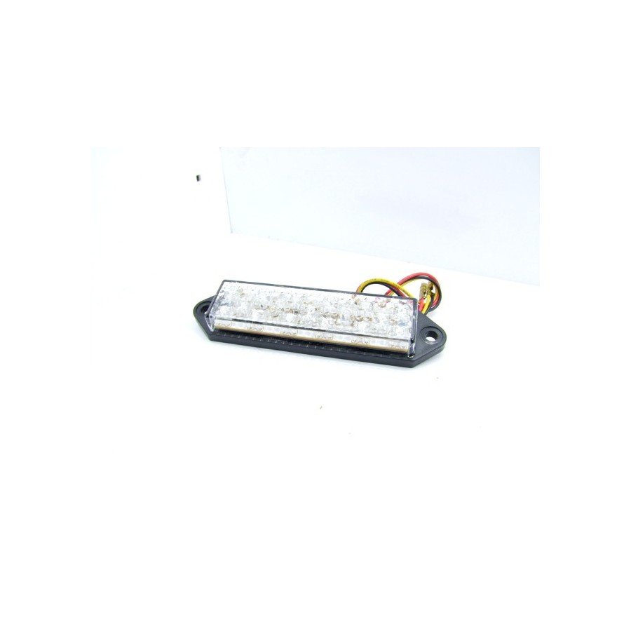 Led - Feux Stop incolore - 25x95mm - Catadioptre a visser ou coller