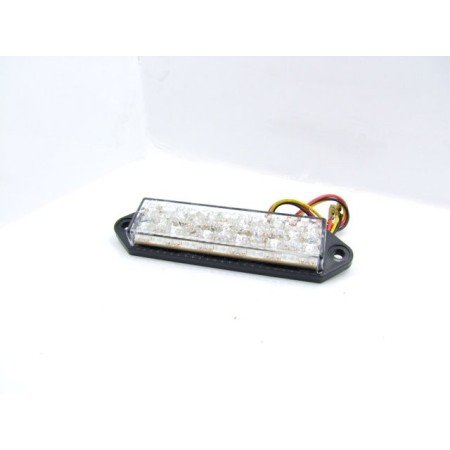 Led - Feux Stop incolore - 25x95mm - Catadioptre a visser ou coller