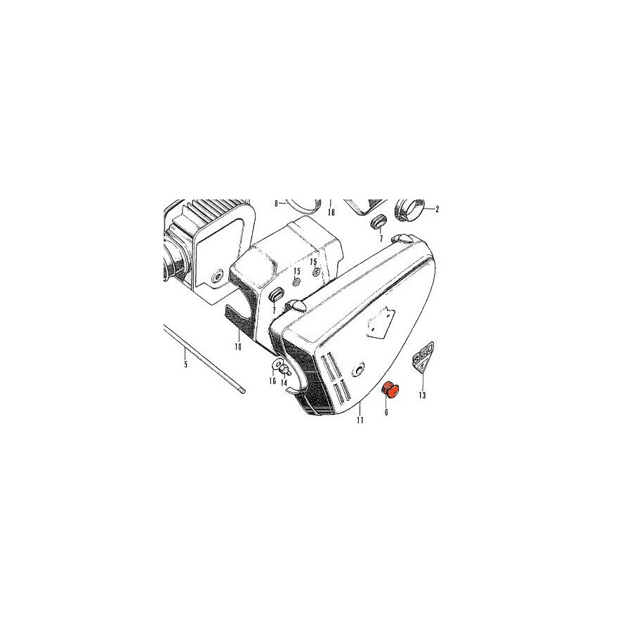 Service Moto Pieces|Ressort de cale pied - droit - ...|Cale Pied - Selecteur|7,25 €