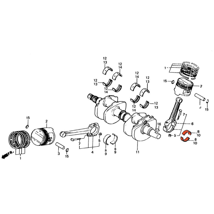 Service Moto Pieces|Carburateur - joint torique de liaison - ø 6.80 x1.90 - (x1) - |Joint Torique|2,90 €