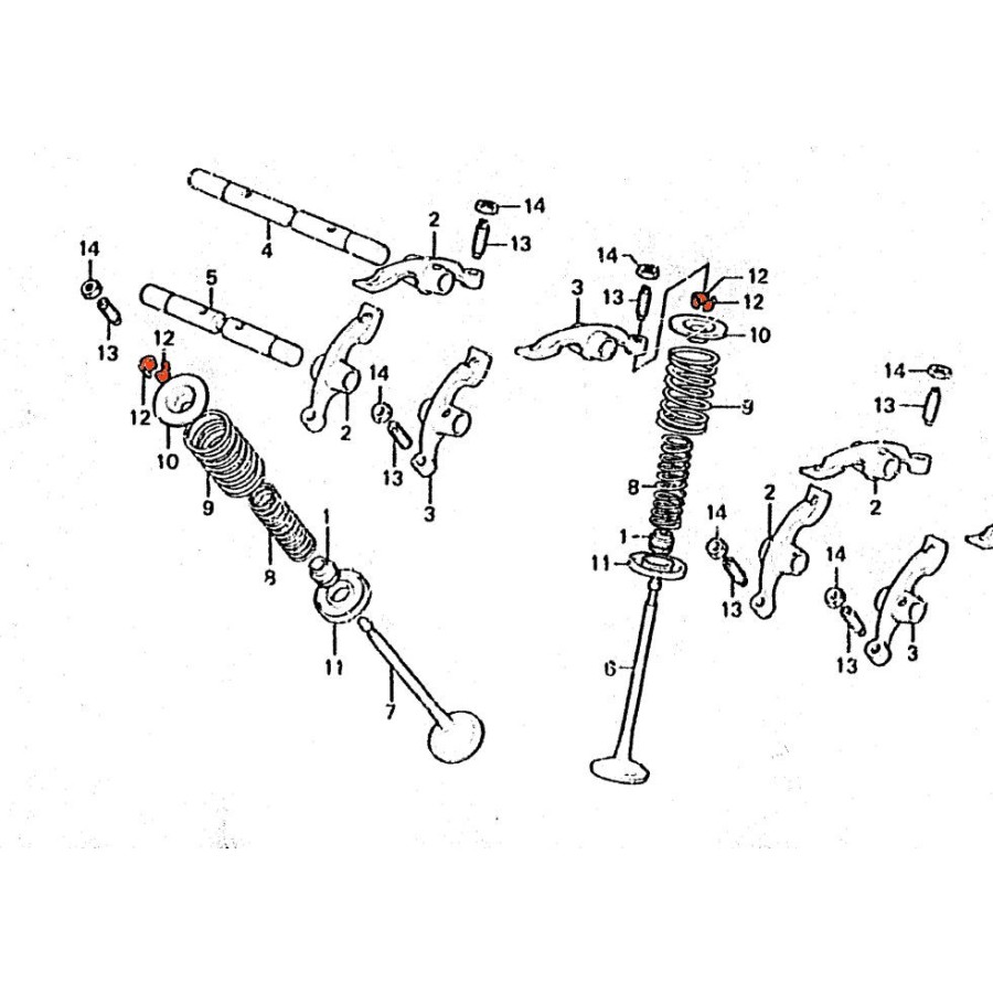 Service Moto Pieces|Moteur - Culasse - joint - RD125 (AS3) -  183-11181-00|Couvercle culasse - cache culbuteur|5,60 €