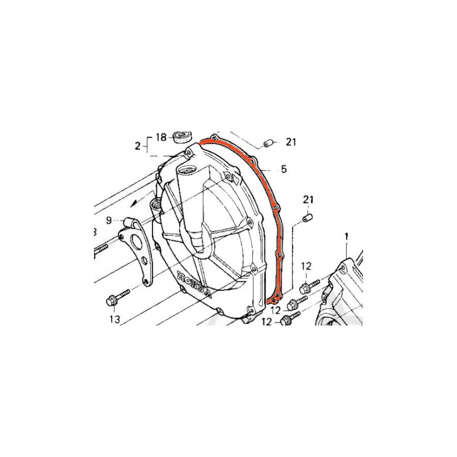 Service Moto Pieces|Carter Sup. / filtre huile - Joint Torique - (x1) - ø 60.00 x3.00 mm - 93210-62446 - 93210-64297|Pipe Admission|5,80 €