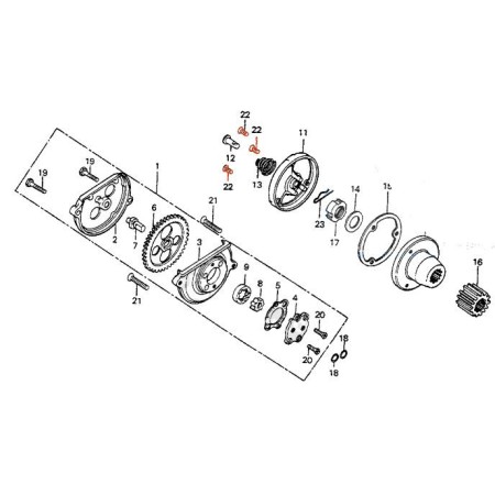 Vis INOX - M5 x12mm - Cruciforme - Tete Fraisée Bombée - (x1)