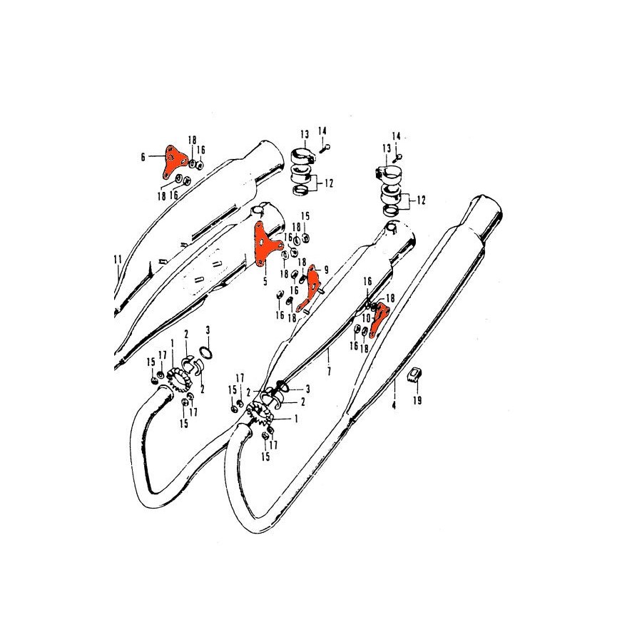 Service Moto Pieces|Soupape - Rocher d'echappement - (x1)|Ligne - origine|92,00 €