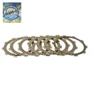 Embrayage - Disques Garni - (x7) - CB 350F, 400F ......  - FT500 - NSR400 - XL650 .