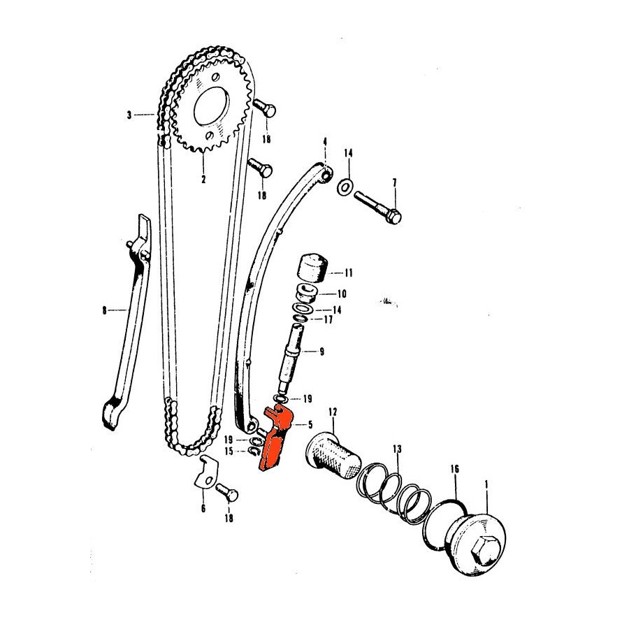 Service Moto Pieces|Moteur - Segment  - (+0.25) - CB125J - CB125N - XL125K|1974 - XL125 K0|54,10 €