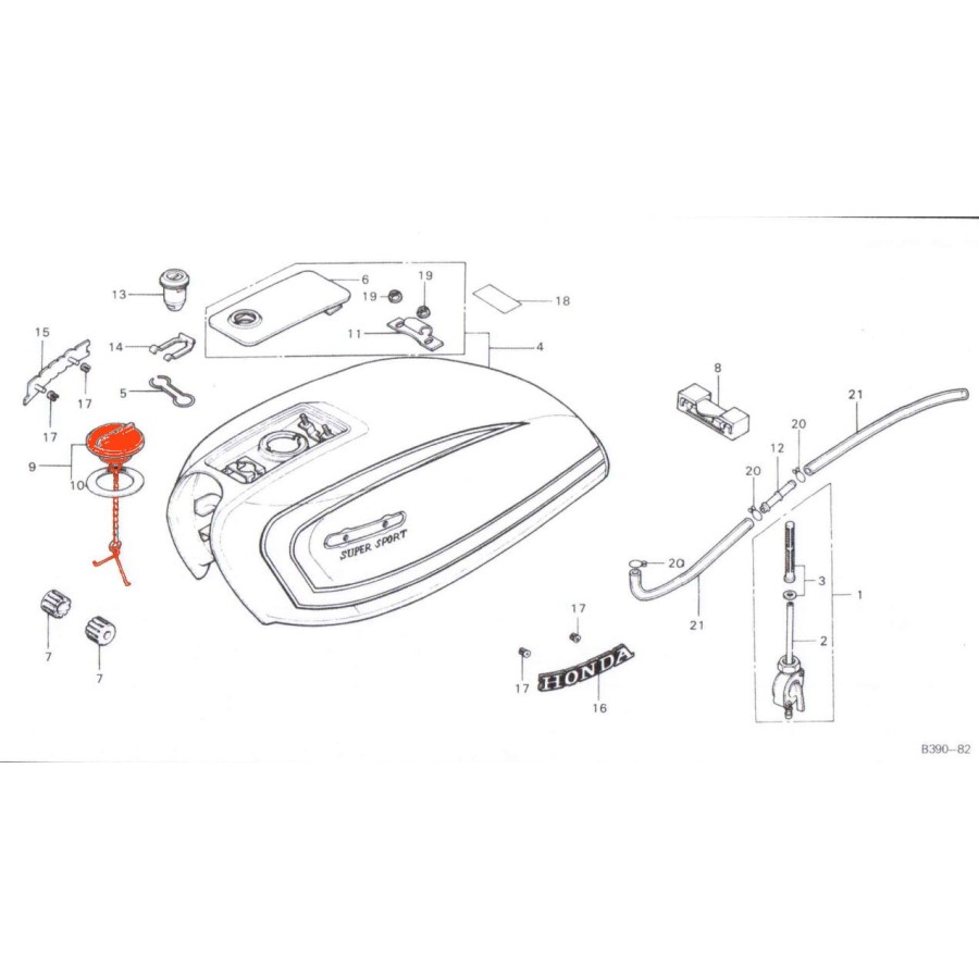 Service Moto Pieces|Reservoir - Bouchon - N'est plus disponible|Reservoir - robinet|40,00 €