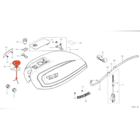 Service Moto Pieces|Reservoir - Bouchon - N'est plus disponible|Reservoir - robinet|40,00 €