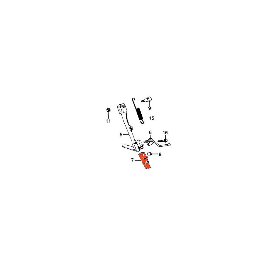 Service Moto Pieces|Moteur - Axe pour bloc moteur - (x1)|Moteur|12,50 €