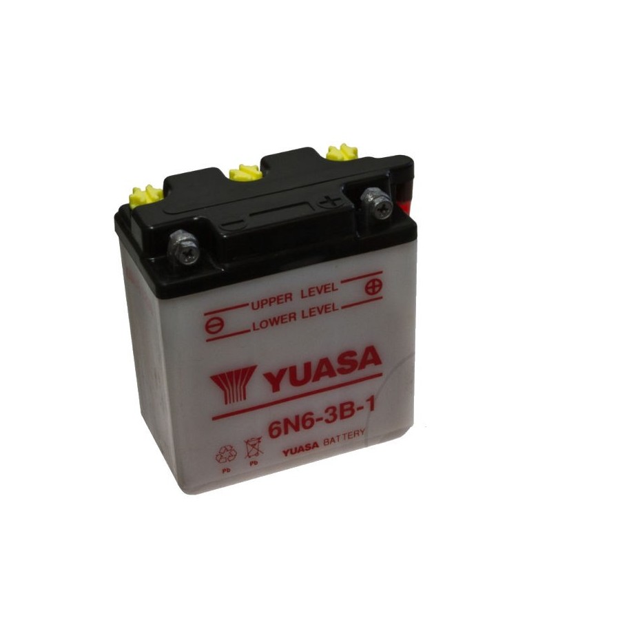 Service Moto Pieces|Batterie - 6 Volts - 6N12A-2D - YUASA |Batterie - 6 Volts|68,69 €