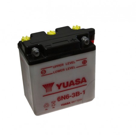 Service Moto Pieces|Batterie - Acide - 6V - 6N6-3B-1 - Yuasa -|Batterie - 6 Volts|35,90 €