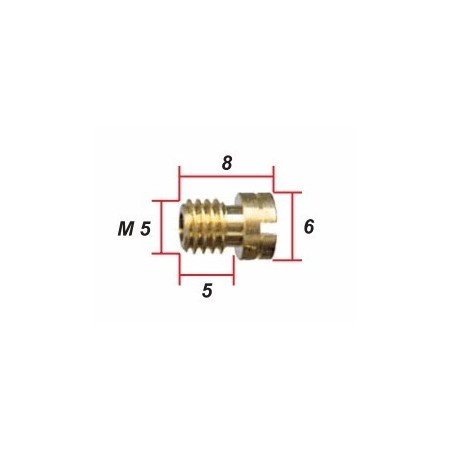 Gicleur M5 - ø 1.000 - N102221 (99101-393)