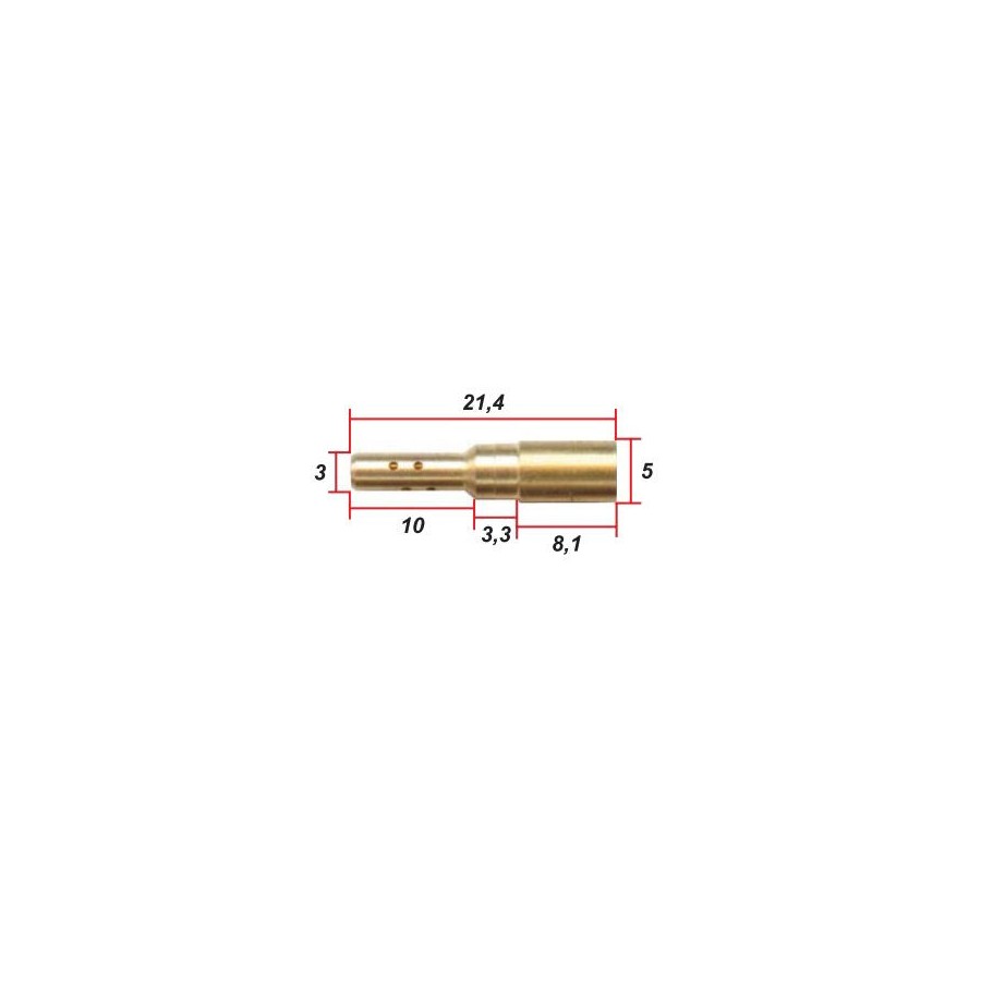 Service Moto Pieces|Keihin - ø 0.45 - jet de gaz - Carburateur |lg 21.4mm|3,51 €