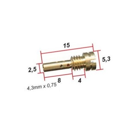 Gicleur de ralenti - ø 0.550 - Keihin N424-25