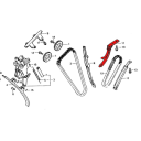 Distribution - tendeur de chaine de l'alternateur - CBX 650
