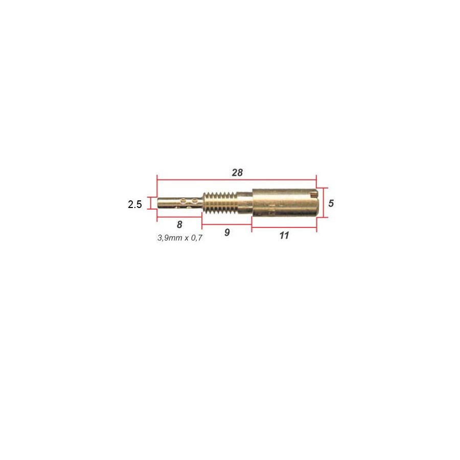 Gicleur - jets de gaz - N224.103 - ø 0.225