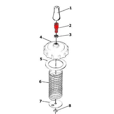 M21/14 - Carburateur - Tendeur - Regleur de cable - M6 x0.70