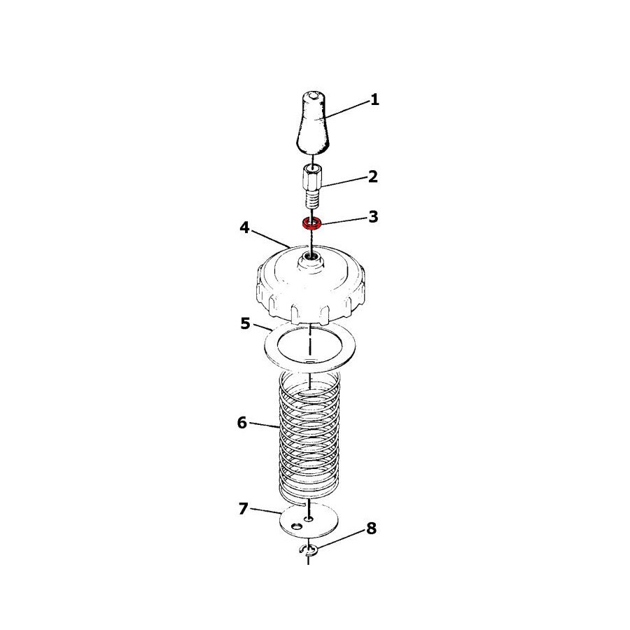 Service Moto Pieces|Carburateur - Puit d'aiguille - ø 2.71 - VM30-VM32-VM34-VM36 - 990-793-004-Q5|VM32-193|16,70 €