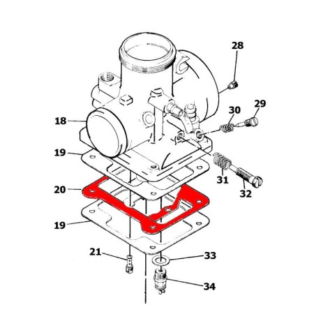 Service Moto Pieces|VM28/228 - Entretoise |VM26-8639|7,40 €