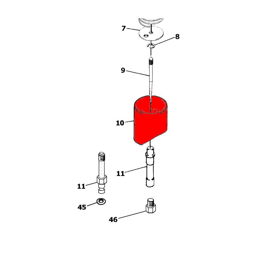 Service Moto Pieces|Carburateur - rondelle joint d'Aiguille - 13387-470-10|Pointeau - siege|9,66 €