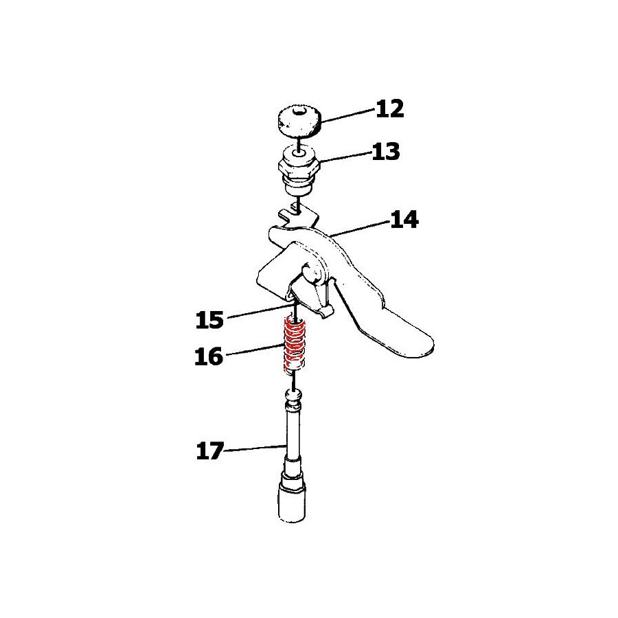 VM14SC11/89 - Starter - Ressort de plongeur