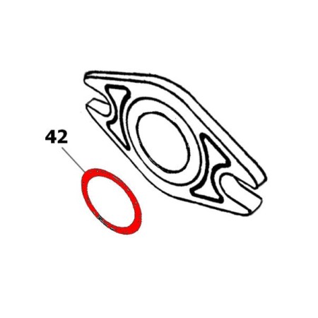 Carburateur VM20-VM24 - Joint de pipe d'admission - ø 31.00 x3.00 mm
